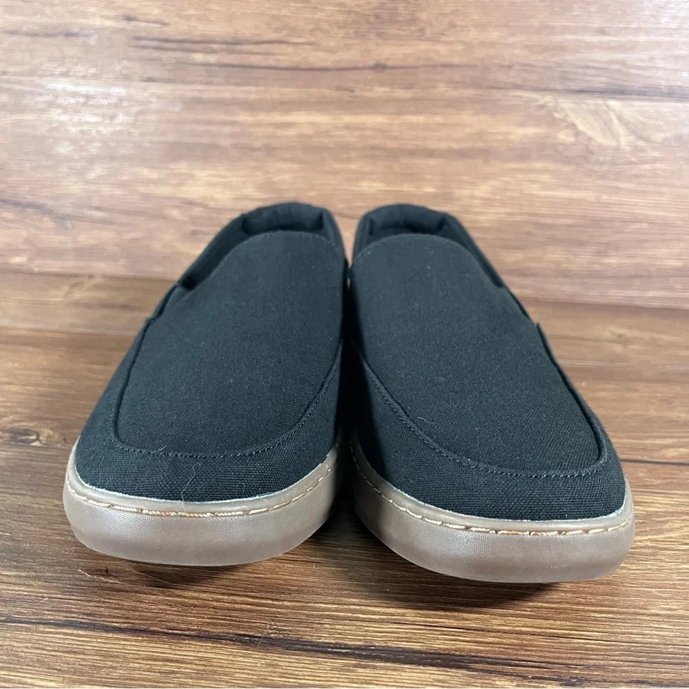 CUATER‎ By Travis Mathew Black Slip-On Sneakers Gumsole Shoes Men’s Size 10
